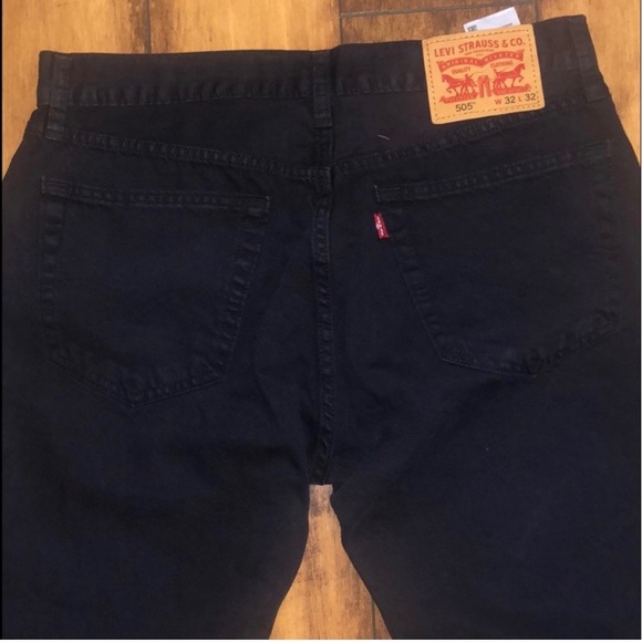 MENS LEVIS 505 REGULAR STRAIGHT FIT JEANS - Picture 5 of 6